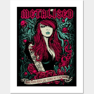 Metalised Maiden Posters and Art